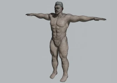 Omni-Man Retopologia